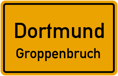 Straßenverzeichnis Dortmund Groppenbruch