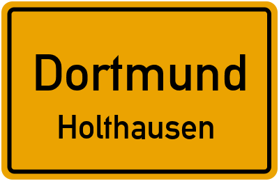 Straßenverzeichnis Dortmund Holthausen