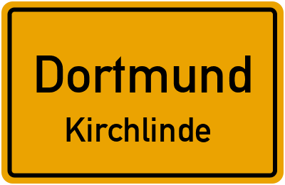 Ortsschild Dortmund Kirchlinde