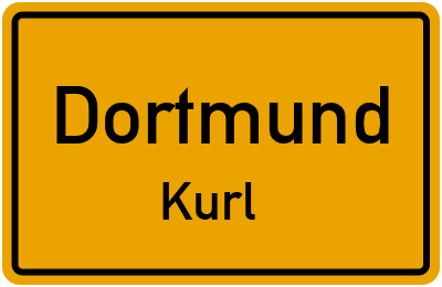 Ortsschild Dortmund Kurl