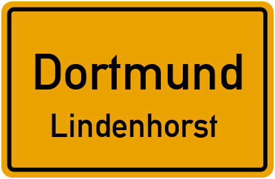 Ortsschild Dortmund Lindenhorst