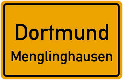 Straßenverzeichnis Dortmund Menglinghausen