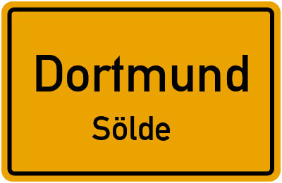 Ortsschild Dortmund Sölde