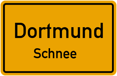 Straßenverzeichnis Dortmund Schnee