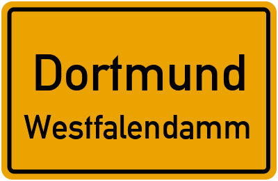Straßenverzeichnis Dortmund Westfalendamm