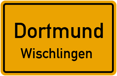 Ortsschild Dortmund Wischlingen