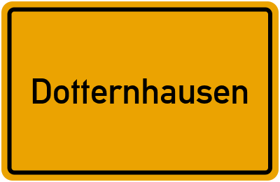 Ortsschild von Dotternhausen in Baden-Württemberg