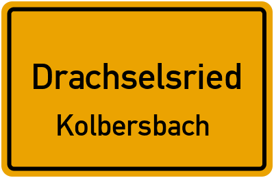 Straßenverzeichnis Drachselsried Kolbersbach