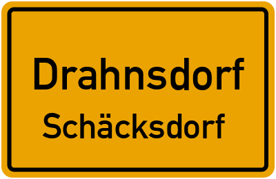 Straßenverzeichnis Drahnsdorf Schäcksdorf