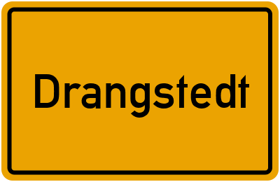 Ortsschild von Gemeinde Drangstedt in Niedersachsen