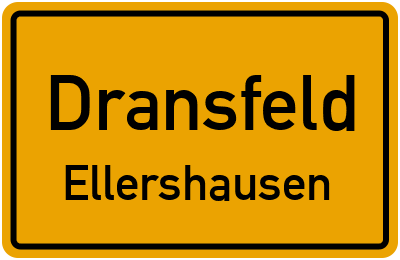 Straßenverzeichnis Dransfeld Ellershausen