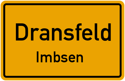 Straßenverzeichnis Dransfeld Imbsen