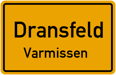 Straßenverzeichnis Dransfeld Varmissen