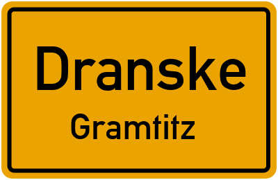 Straßenverzeichnis Dranske Gramtitz