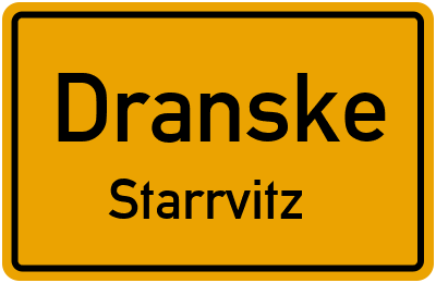 Straßenverzeichnis Dranske Starrvitz