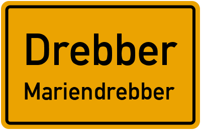 Straßenverzeichnis Drebber Mariendrebber