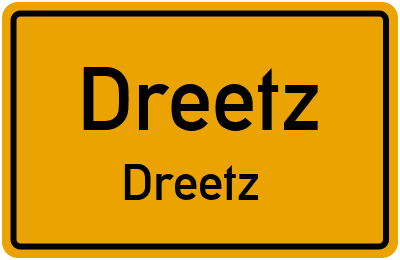 Straßenverzeichnis Dreetz Dreetz