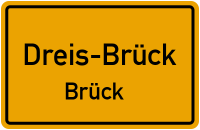 Straßenverzeichnis Dreis-Brück Brück