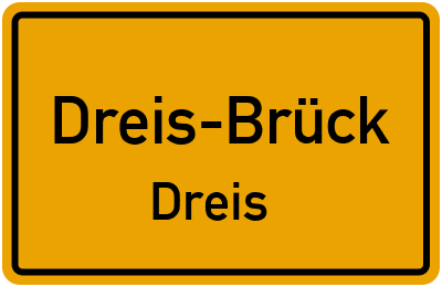 Straßenverzeichnis Dreis-Brück Dreis