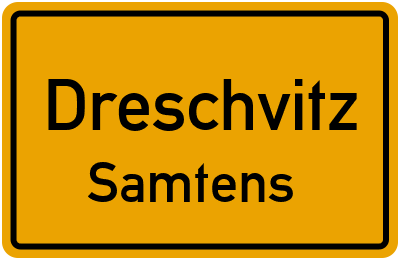 Straßenverzeichnis Dreschvitz Samtens