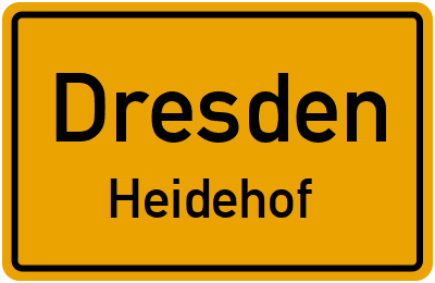 Straßenverzeichnis Dresden Heidehof