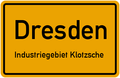 Straßenverzeichnis Dresden Industriegebiet Klotzsche