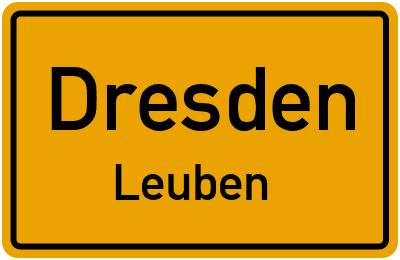 Straßenverzeichnis Dresden Leuben