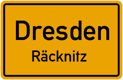 Straßenverzeichnis Dresden Räcknitz
