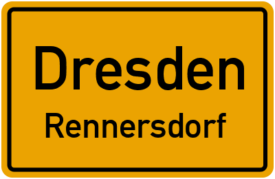 Straßenverzeichnis Dresden Rennersdorf