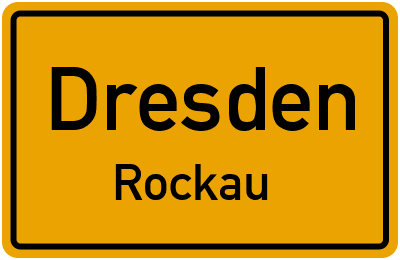 Straßenverzeichnis Dresden Rockau