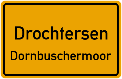 Straßenverzeichnis Drochtersen Dornbuschermoor