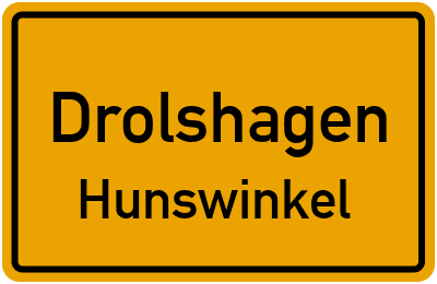 Straßenverzeichnis Drolshagen Hunswinkel