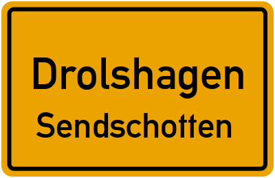 Ortsschild Drolshagen Sendschotten