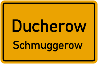 Straßenverzeichnis Ducherow Schmuggerow