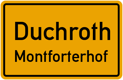 Straßenverzeichnis Duchroth Montforterhof