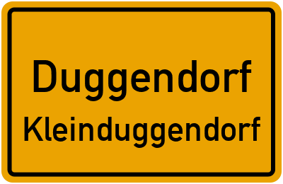 Straßenverzeichnis Duggendorf Kleinduggendorf