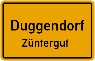Straßenverzeichnis Duggendorf Züntergut