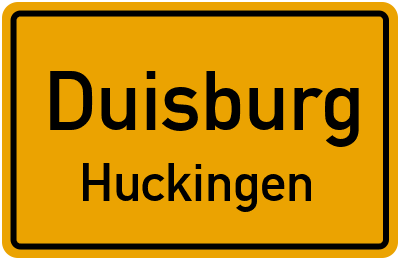 Straßenverzeichnis Duisburg Huckingen