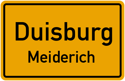 Straßenverzeichnis Duisburg Meiderich