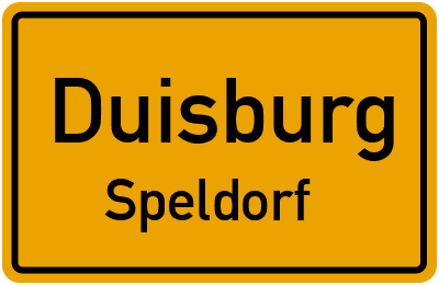 Straßenverzeichnis Duisburg Speldorf