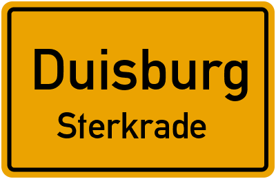 Straßenverzeichnis Duisburg Sterkrade
