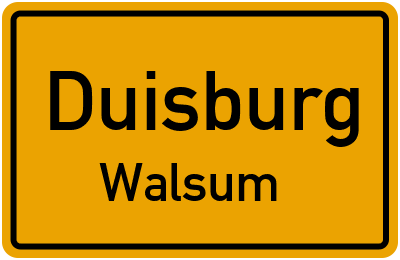 Straßenverzeichnis Duisburg Walsum