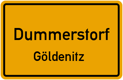 Straßenverzeichnis Dummerstorf Göldenitz