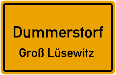 Straßenverzeichnis Dummerstorf Groß Lüsewitz