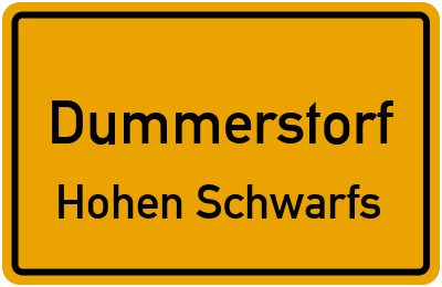 Straßenverzeichnis Dummerstorf Hohen Schwarfs