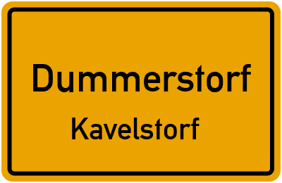 Straßenverzeichnis Dummerstorf Kavelstorf