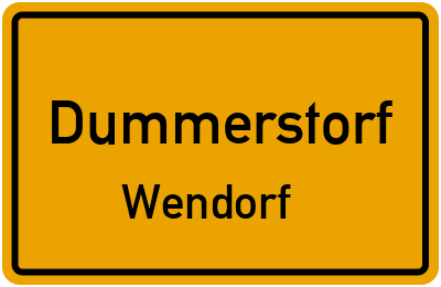 Straßenverzeichnis Dummerstorf Wendorf