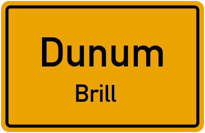 Straßenverzeichnis Dunum Brill