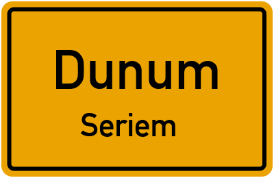 Straßenverzeichnis Dunum Seriem