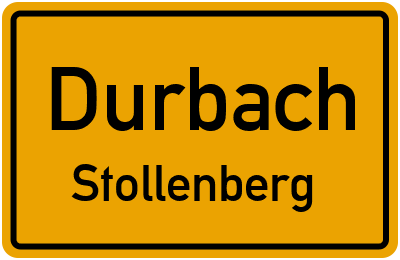 Straßenverzeichnis Durbach Stollenberg